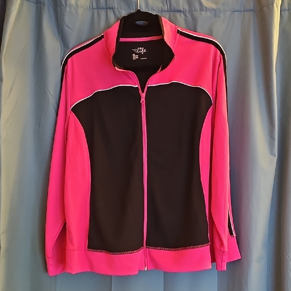 B1G1! NWT Made for Life Black and Pink Zip Up Jacket